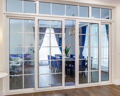 Cửa đi mở trượt nhựa uPVC